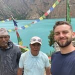 Himalayan trekking moment